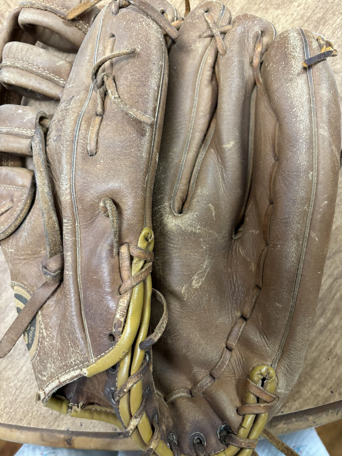 Primary image for Vintage Leather Wilson Straplock Baseball Glove