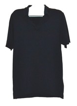 XCVI Black Polo Men&#39;s Cotton Casual T-Shirt Size 2XL  NEW - £14.77 GBP