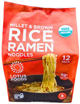 Lotus Foods Organic Millet &amp; Brown Rice Ramen Noodles 30 Oz EXP 10/2027 - $21.42