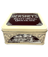 Vintage 1990 Hersheys Sweet Milk Chocolate Empty Tin 1912 Edition Collec... - $13.24