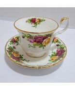 Royal Albert Old Country Roses Cup and Saucer Set Bone China England - $558.60 MXN