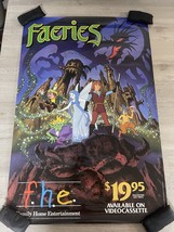 Faeries Original Movie Poster Video Release Promo 1981 Tomorrow CV - $1,821.68 MXN