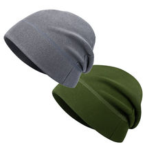 2x Military Fleece Beanie Skull Cap Winter Warm Helmet Liner Watch Ski Men Hat - £19.23 GBP