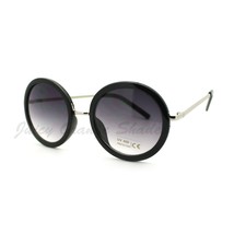 Vintage Retro Round Circle Sunglasses Womens Fashion Eyewear - £13.17 GBP