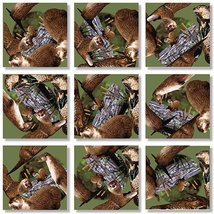 B Dazzle River Otters Scramble Squares 9 Piece Puzzle - £14.59 GBP