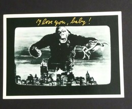 I Love You Baby King Kong Gorilla Skyline No. 97 Unposted Postcard  - $4.99