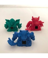 Takara Meiji Battle Laser Beasts BeastFormers SD Eraser Keshi 3 Figure W... - $6,999.14 MXN