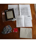 Vtg Janlynn Floral Alphabet 143-04 Cross Stitch Kit Laurel Blake 16x20 O... - $713.68 MXN