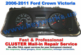 2006-2011 Ford Crown Victoria Instrument Cluster Mail In Repair. QUALITY... - $93.10