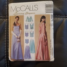 McCalls 3571 Sewing Pattern Misses Evening Wear Top Skirt Size 16 18 20 ... - $9.49