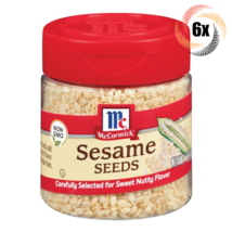 6x Shakers McCormick Sesame Seeds Seasoning | 1oz | Sweet Nutty Flavor - $28.00