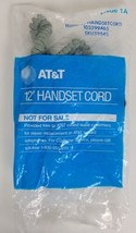 Vintage NOS AT&T 12' Handset Spring Cord Moss Green H4DU 51 - £7.93 GBP