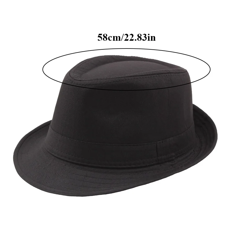 2022 Fashion Adult Bowler Hats Top Jazz Hat Sun Hat Classic Men&#39;s Hats Retro - £13.84 GBP