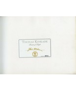 THOMAS KINKADE PAINTER OF LIGHT SIGNED 1ST PRINTING 1993 HC DC PLUS 2 CARDS - $40.87 CAD