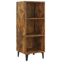 Modern Wooden Narrow Open Home Sideboard Storage Unit Cabinet With Shelves Wood - £37.57 GBP+