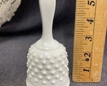 Fenton White Hobnail Milk Glass Bell Vintage 6” Tall - £6.31 GBP