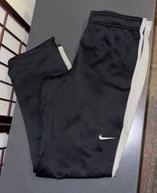 Nike Black mens track pants  Jogger Drawstring Size Small Therma Fit Swe... - $14.85