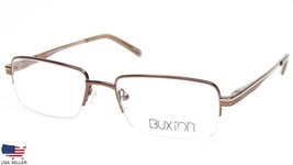 New Buxton BX11 Brown Eyeglasses Glasses Metal Frame 53-18-140 B33mm - £33.39 GBP
