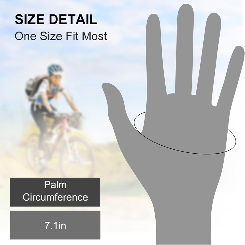 Accmor Leather Punk Gloves Fingerless Gloves for Women Driving Cycling Sports Co Item image 7