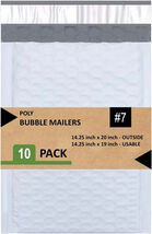 10 count 14" x 19" id Poly Bubble Padded Cushion Envelopes Mailers Trade... - $26.97