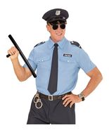 Fancy Dress LARGE  Police WPC Cop Truncheon Night Stick Black Riot Baton... - $11.31