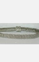 10 Ct Round Simulated Tennis Bracelet 14k White Gold Plated 7.50&quot; Ladies - $171.70
