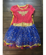 DC Comics Childs Super Hero Wonder Woman Costume 7-8,Short Sleeve Dress ... - €8,52 EUR
