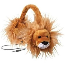 Animalz by ReTrak Lion Style Retractable Corded Headphones - $18.97