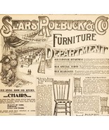 1900 Furniture Department Advertisement Victorian Sears Roebuck 5.25 x 7&quot;  - $19.99
