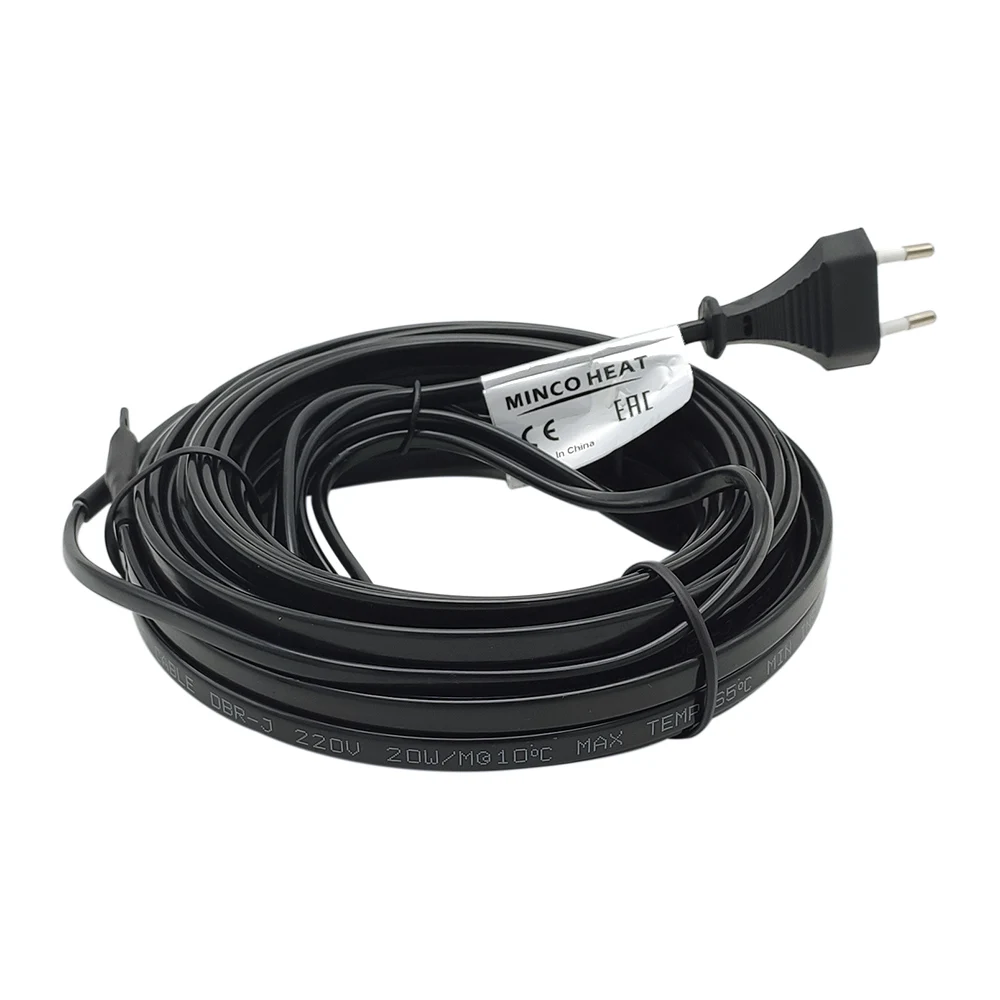 House Home 220V EU A-in Power Cord Self Regulating Heating Cable for Water A Fre - £28.35 GBP