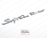 New Genuiine for Toyota 93-98 Supra Rear Emblem Badge &quot;Supra turbo&quot;  754... - $31.56