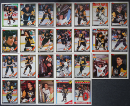 1991-92 Topps Pittsburgh Penguins Team Set of 26 Hockey Cards - £9.44 GBP