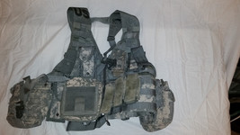 Molle Ii Acu Flc Tactical Fighting Load Carrier Vest Chest Rig &amp; 20 Pouches 1012 - £41.46 GBP