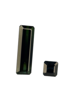 BIG Dark Green TOURMALINE and Deep Blue Tourmaline for Pendant or Ring D... - $2,884.29 MXN