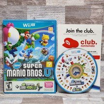Super Mario Bros. U with New Super Luigi U (Nintendo Wii U) No Manual  - £15.79 GBP