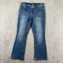 Maurices Womens Blue 5 Pocket Design Medium Wash Zipper Bootcut Jeans Si... - £19.54 GBP