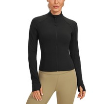 Butterluxe Womens Cropped Slim Fit Workout Jackets - Weightless Track At... - £69.69 GBP