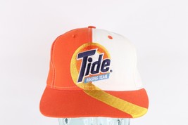 Vintage 90s NASCAR Tide Racing Team Spell Out Color Block Snapback Hat Cap USA - £38.73 GBP