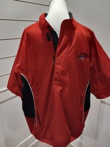 Foot Joy Dry Joys Men Golf Size Large Short Sleeve Shirt Jacket Pullover Windbre - £13.54 GBP