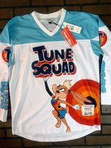 TUNE SQUAD Lola Bunny Headgear Classics Hockey Teal Jersey ~Never Worn~ M L XL - £61.60 GBP