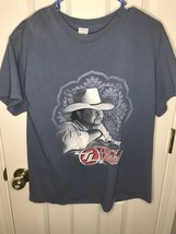 Tracy Lawrence Tour T-shirt Gilden Men&#39;s Size Large Blue - $16.45 CAD