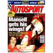 Autosport Magazine 23 February 1995 mbox2529 Mansell gets his wings - £3.90 GBP