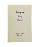 Stroudsburg Pennsylvania School Smithfield Spring Concert Program May 1948 - $11.69 CAD