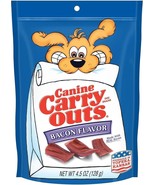 Canine Carry Outs Bacon Flavor Dog Treats 4.5 Oz. Made In USA Made Real ... - $7.91