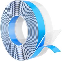 Weather Stripping Door Frame Seal Gaps 20ft Clear Silicone Shower Draft ... - $11.43