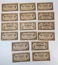 Lot of 16 Southern Oil Stores 2 1/2 Cent United Profit Sharing Coupons Dixie Vim - $25.15