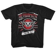 Aerosmith Stars Boston MA Kids T Shirt Rock Band Album Concert Tour Merch - £20.84 GBP