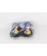 NOS Vintage 90s Pokemon Ash Ketchum House Slippers Shoes Black Youth XL ... - $98.95