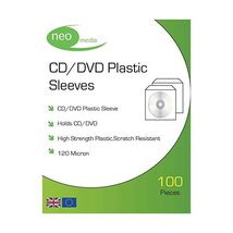 200 Cd Dvd Disc Clear Cover Cases Plastic 120 Micron Sleeve Wallet - 2 X... - $86.00