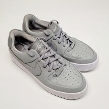 Nike Air Force 1 AF1 Sage Low SZ 9.5 Smoke Grey Gray White Shoes Sneaker... - $24.60